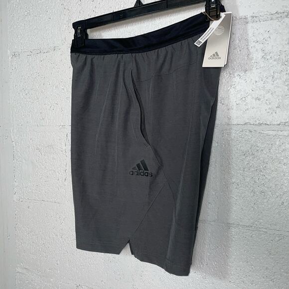 Adidas Men's Axis 3.0 Woven Shorts gray Small - Picture 3 of 9